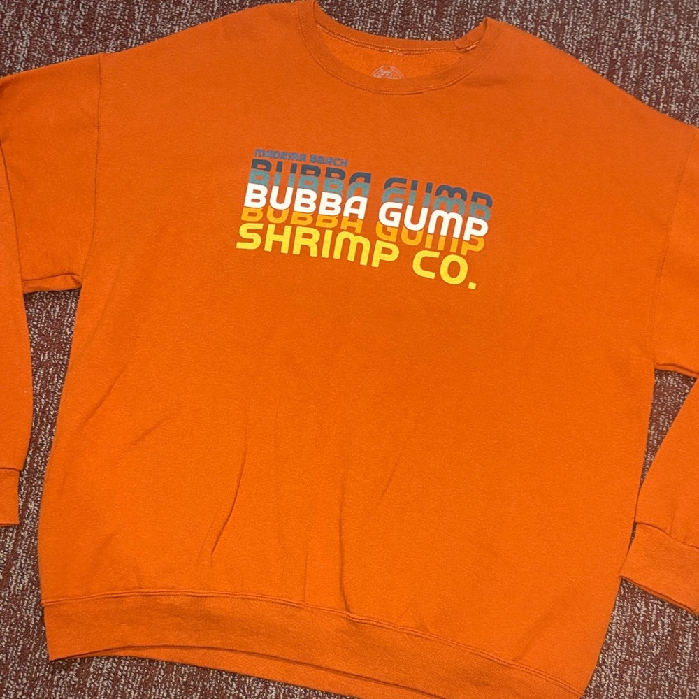 Bubba Gump Orange Sweatshirt